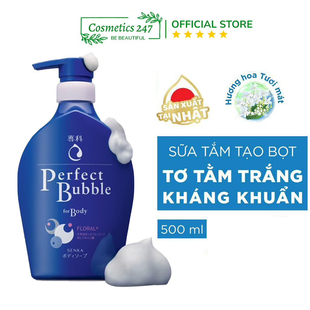 Sữa Tắm Senka Perfect Bubble for Body 500ML