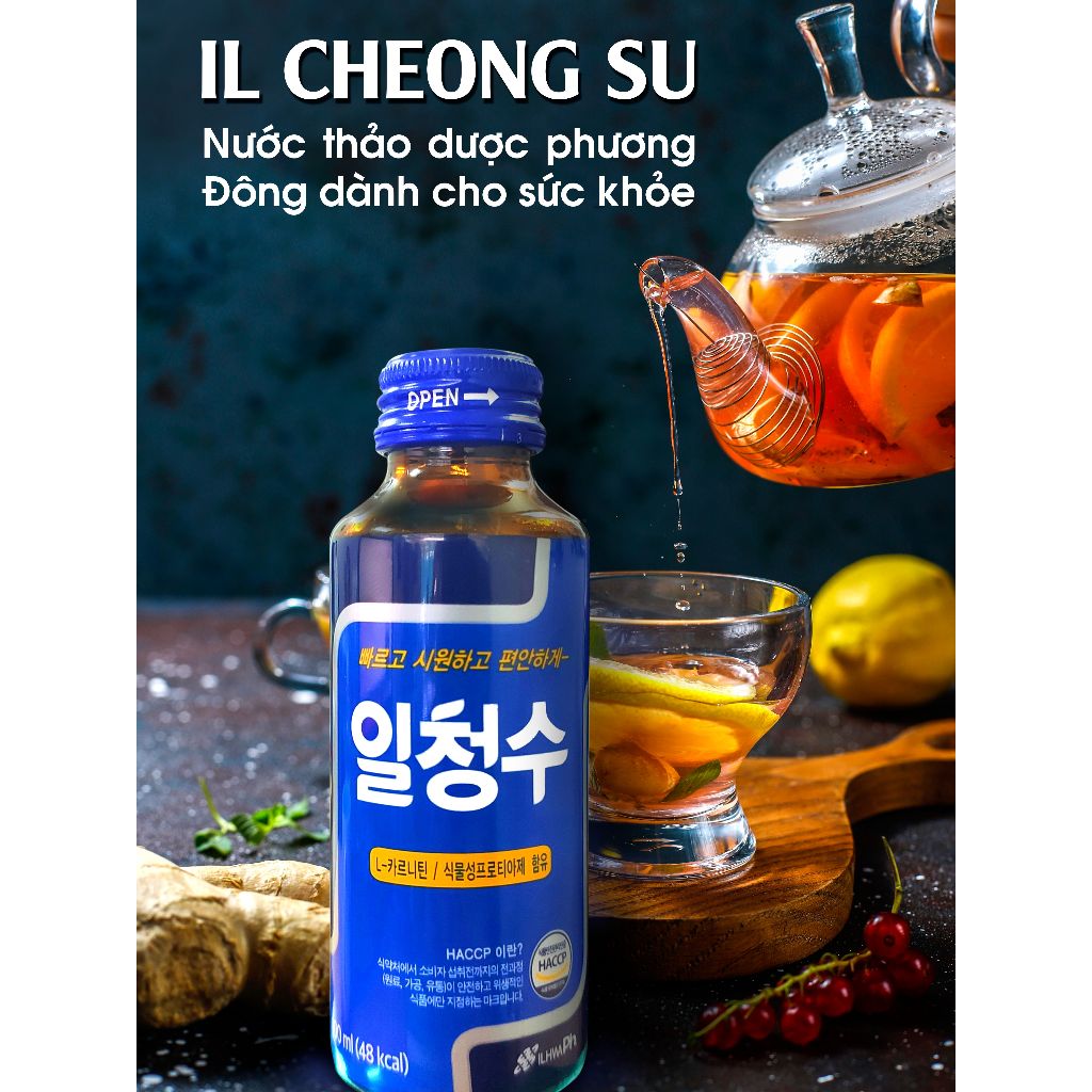 DETOX Giảm hấp thu chất béo - Hỗ Trợ Tiêu Hóa IL CHEONG SU CHAI LẺ