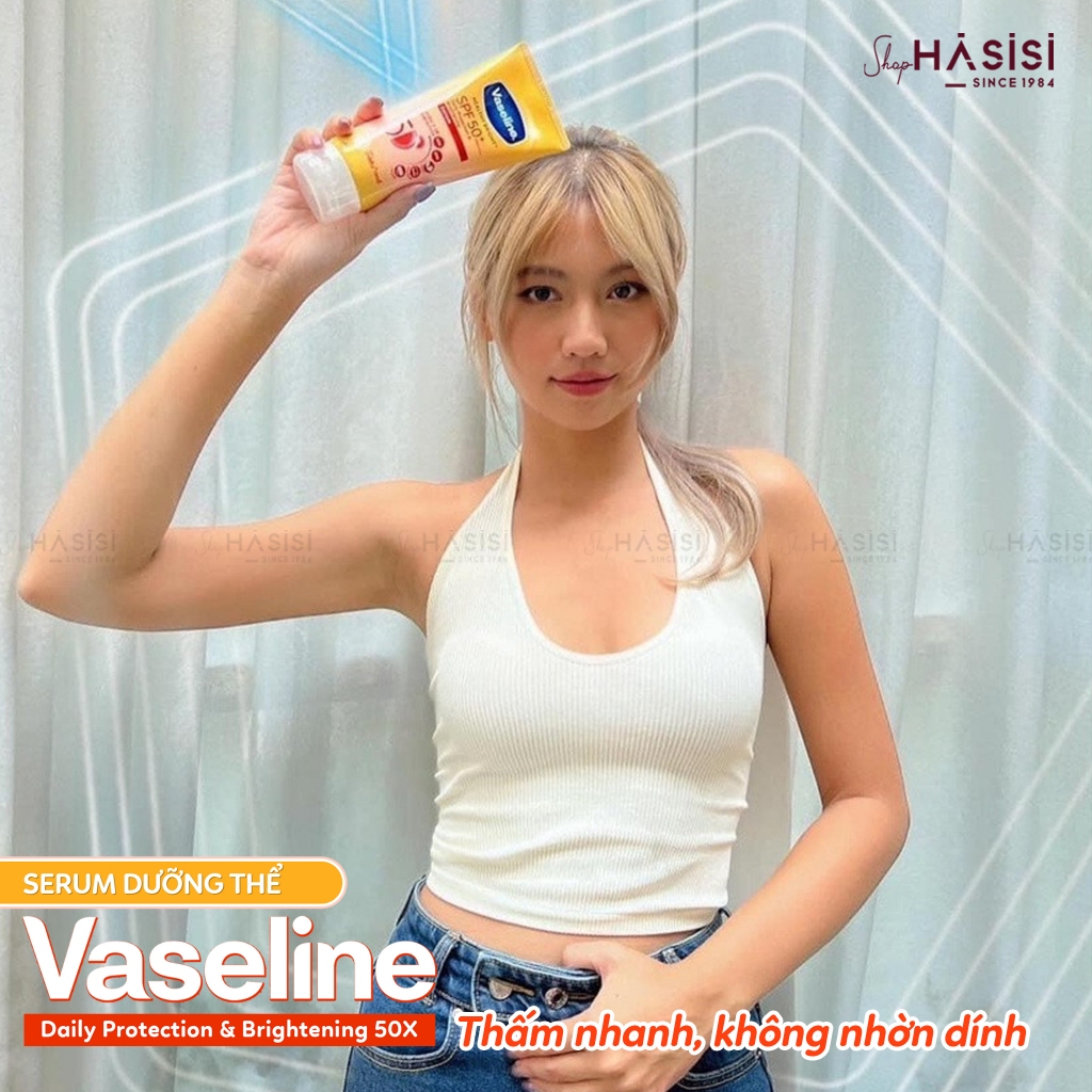 Serum Dưỡng Thể VASELINE - SPF50+/PA++++ Daily Protection & Brightening 50X 300ml