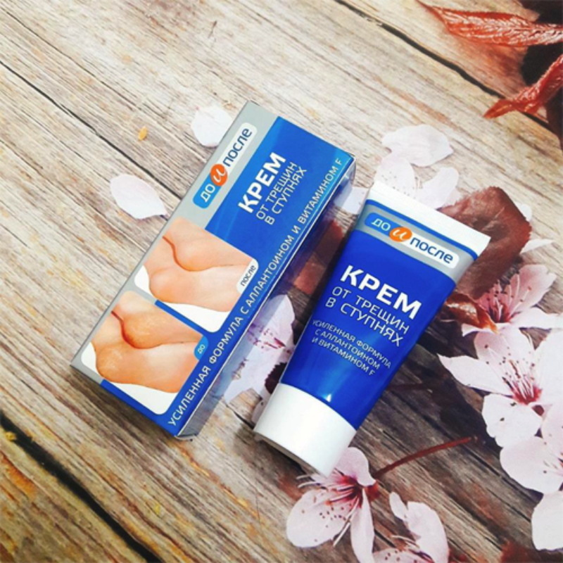 Kem Giảm Nứt Nẻ Gót Chân Apteka của Nga 50ml Giúp tái tạo da gót chân và làm mềm da chân hiệu quả