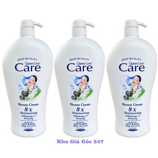 Sữa tắm dê care 8x 1200ml | sữa tắm trắng da