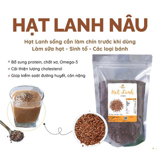 Hạt lanh nâu 500g