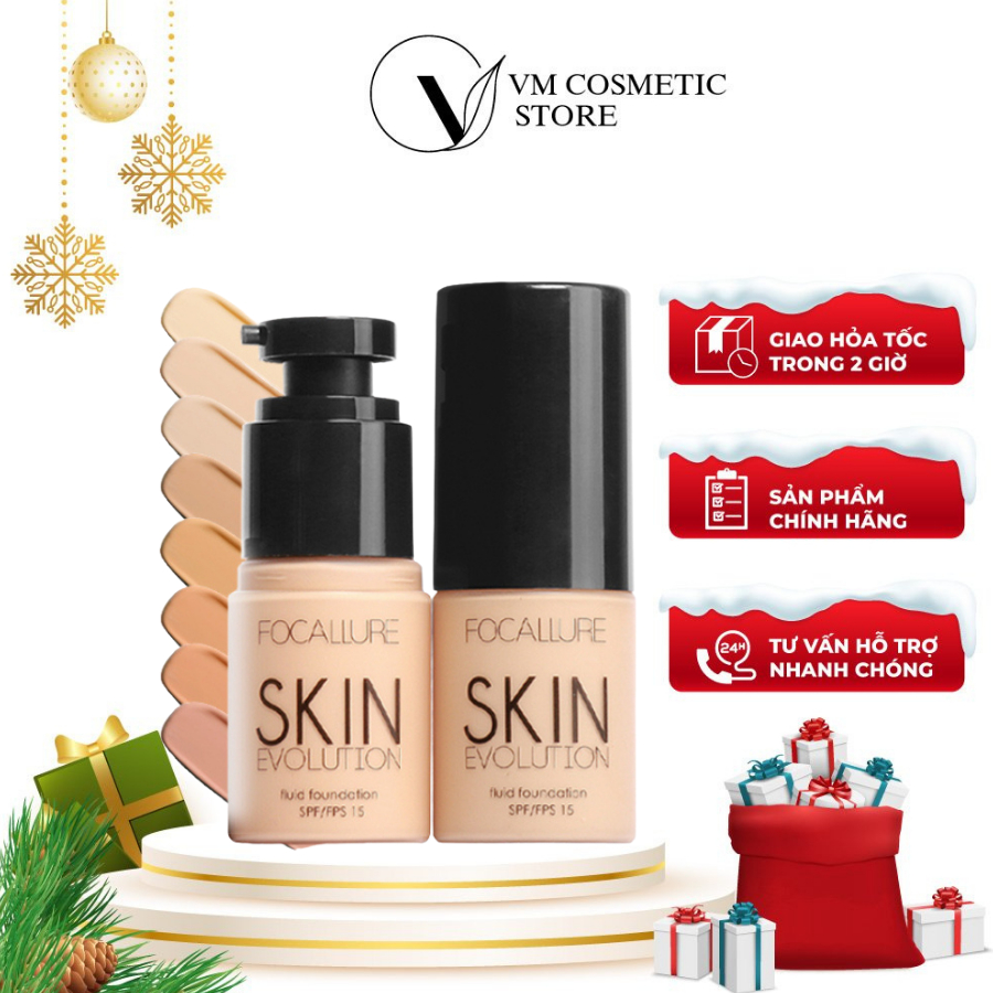 Kem nền BB FOCALLURE 31g trang điểm khuôn mặt che khuyết điểm tiện lợi FA30 VM Cosmetic