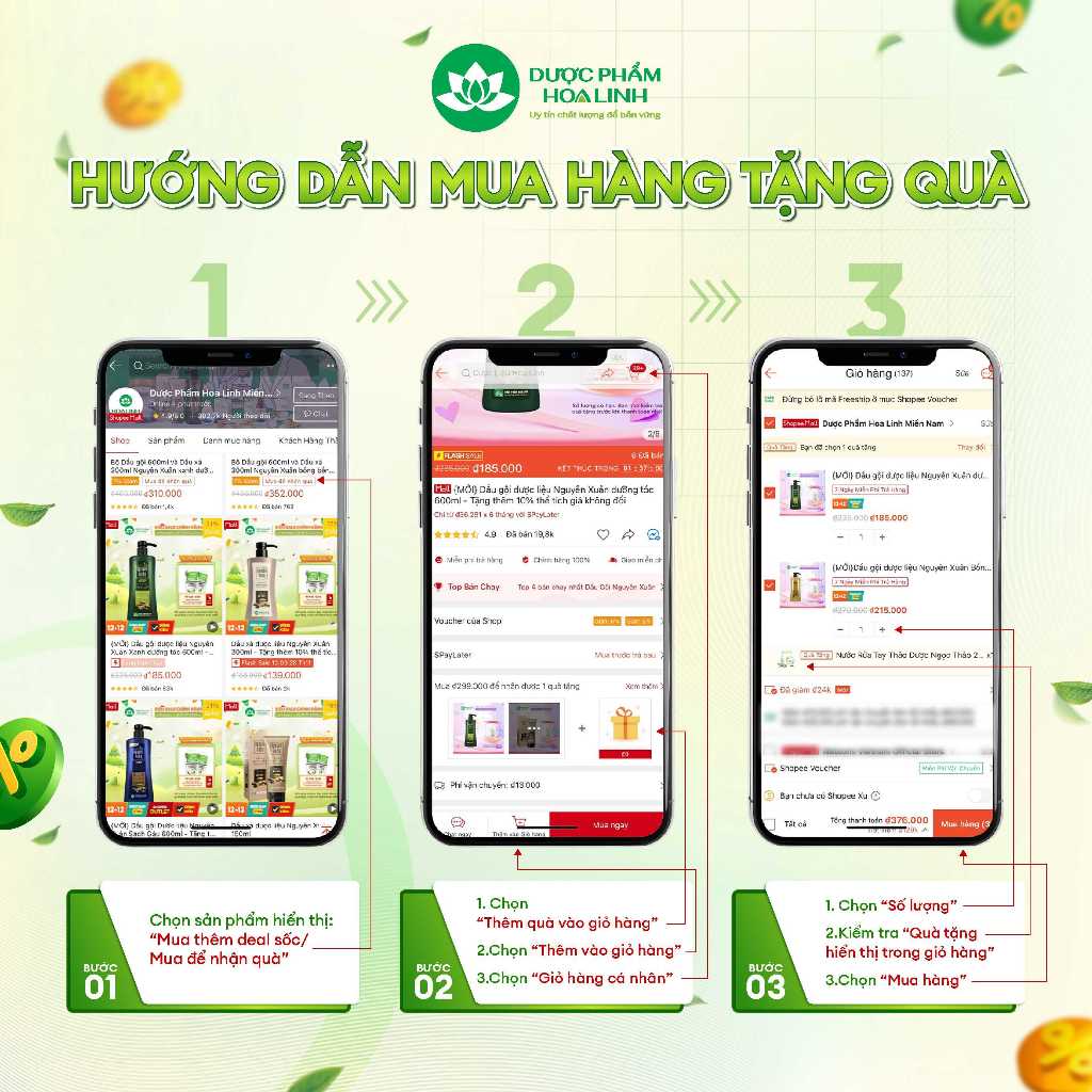 Dầu gội dược liệu Nguyên Xuân Xanh dưỡng tóc 450ml - Tặng thêm 50ml giá không đổi