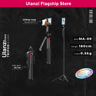Ulanzi MA09 (MT-44 Plus) - Gậy tự sướng tích hợp remote bluetooth cho điện thoại chính hãng