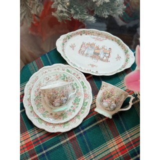 Set tách trà, dĩa và cốc Brambly Hedge 🐭✨