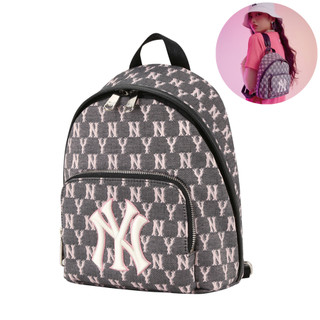 💥Balo MLB Mini Monogram Jacquard New York Yankees - Black/Pink