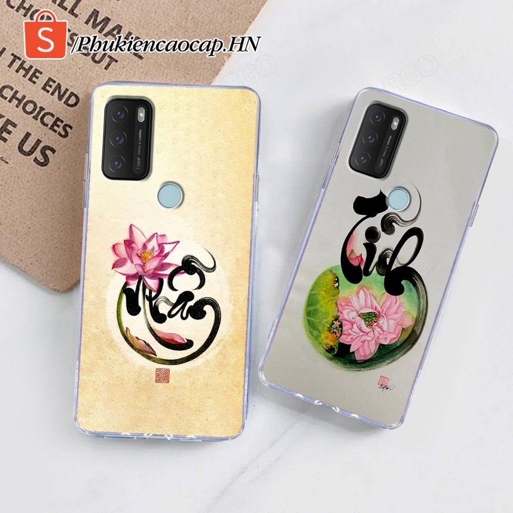 Ốp lưng Vsmart Star 5 / Star 4 / Star 3 / Star - Ốp Vsmart in hình thư pháp Hoa Sen, Tâm An, Nhẫn