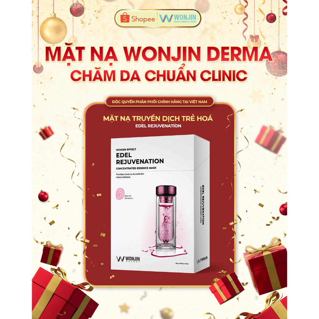 Combo 10 Mặt Nạ Truyền Dịch Nâng Cơ Trẻ Hóa Da Wonjin Derma Rejuvenation 30g