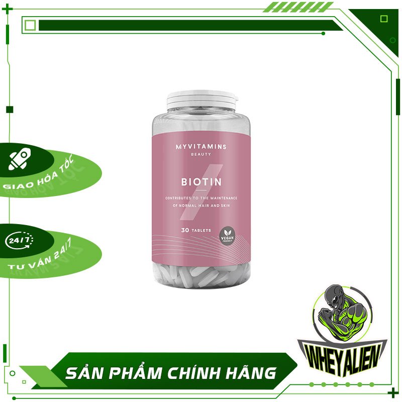 Biotin Myvitamins Viên Uống Bổ Sung Khoáng Chất, Dưỡng Da, Giúp Tóc Vầ Móng Chắc Khỏe
