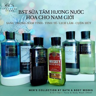 💦[Bill Mỹ] Đủ mùi hương- Sữa tắm nam Bath & Body Works 295ml