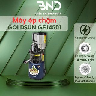 Máy ép chậm Goldsun GFJ4501 - Máy ép hoa quả giữ trọn vitamin, công suất 240w bảo hành 12 tháng dienmaybnd
