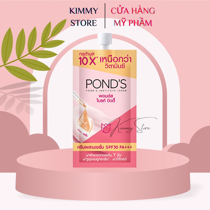 1 hộp 6 gói kem trắng da Pond’s ban ngày SPF30 7g