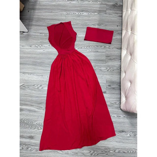 đầm maxi kèm áo ống