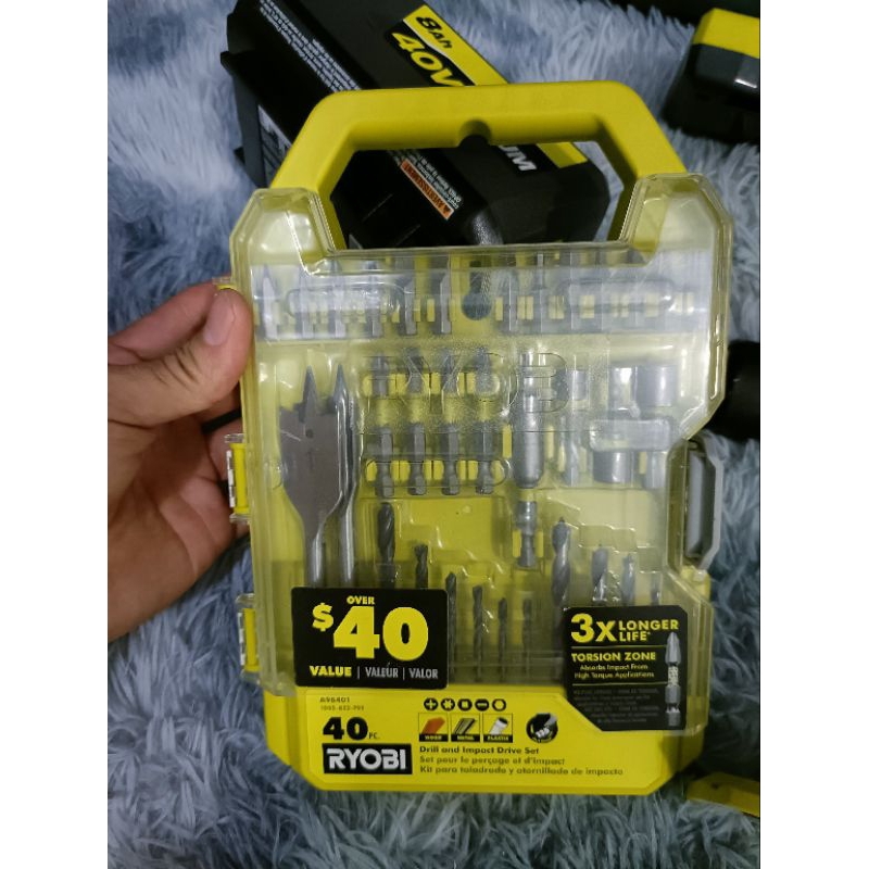 HỘP MŨI KHOAN VÍT RYOBI 40 MÓN