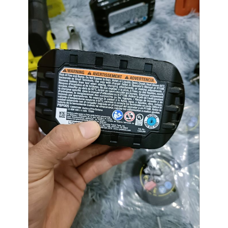 PIN RYOBI 4AH 18V