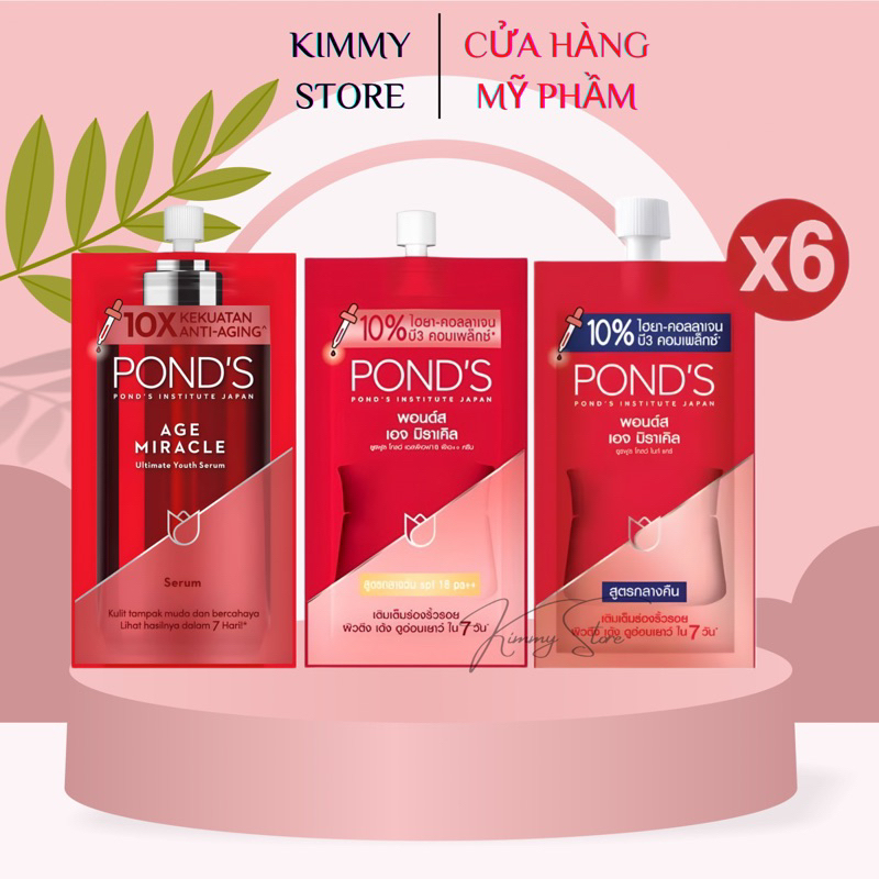 lẻ 1 gói kem dưỡng da Pond's Age Miracle ngày và đêm 6.5g
