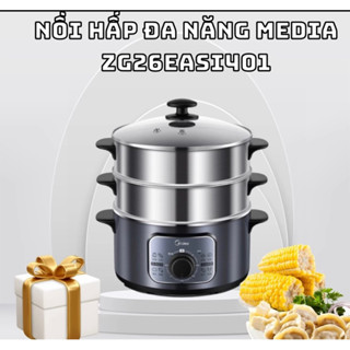 Nồi hấp MIDEA cắm điện 7,5 lít-1300w-MZ-ZG26Easy401