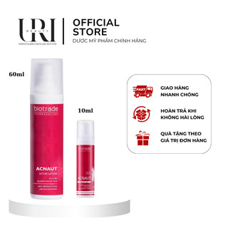 Lotion chấm mụn sưng viêm Biotrade Acnaut Active Lotion 10ml / 60ml
