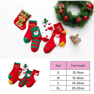 Set 2 đôi tất + hộp quà noel
