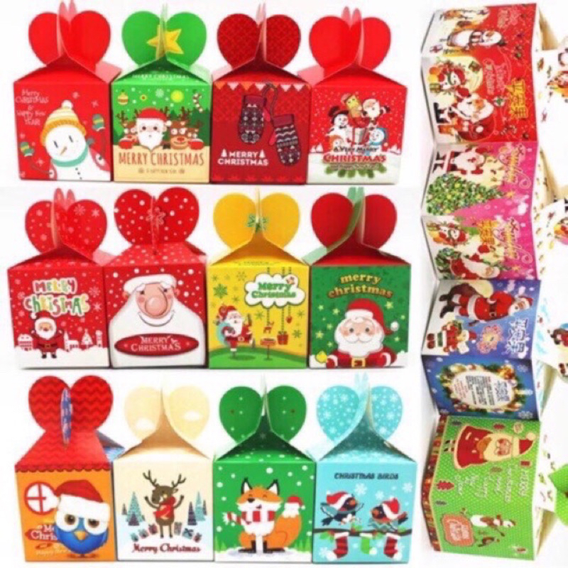 Set 2 đôi tất + hộp quà noel