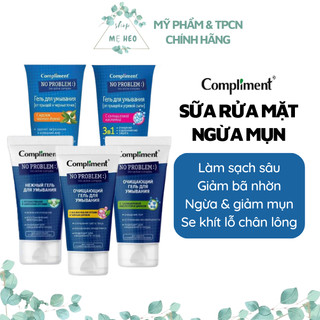 Sữa rửa mặt BHA Compliment No Problem làm sạch sâu, giảm mụn, viêm, ngăn ngừa mụn 200ml