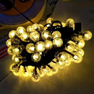 Đèn Nháy bi bọt tô điểm Màu Vàng, Đèn thiết kế nhà cửa, Led Dây đèn LED chiếu sáng nháy bi tròn bọt nước