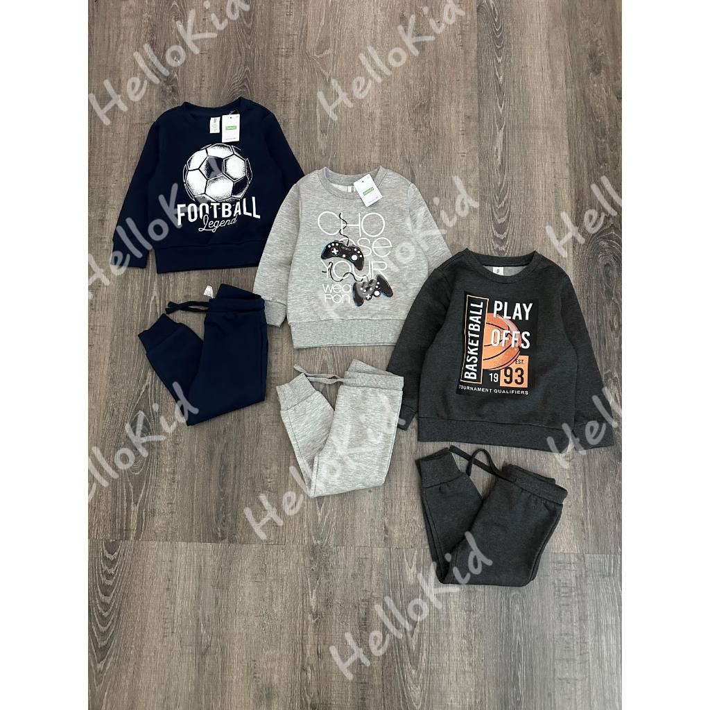 Bộ nỉ dt cho bé 16/12 new