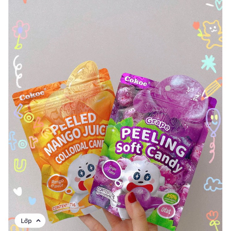 Kẹo Dẻo lột vỏ