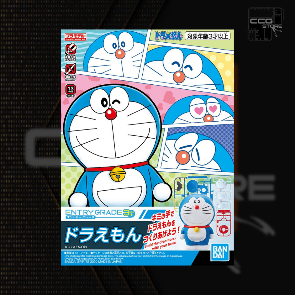 Mô hình lắp ráp Gunpla - BANDAI - Entry Grade Doraemon