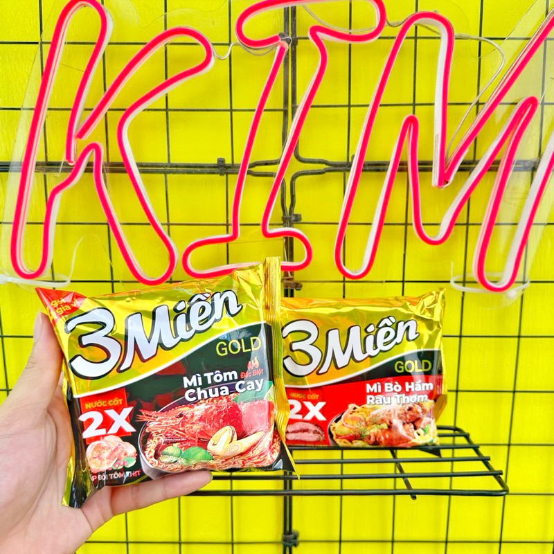 Mì 3 Miền Gold gói 75g