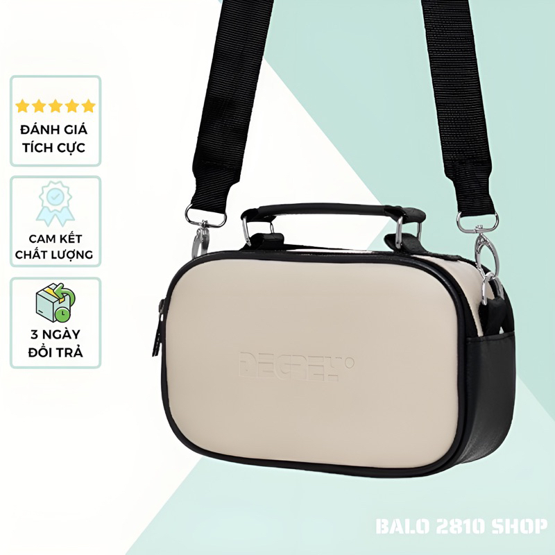 Túi Da đeo chéo thời trang unisex nam nữ DG Coffee Simili Bag - Túi đeo chéo local brand thiết kế nhỏ gọn BALO 2810 SHOP