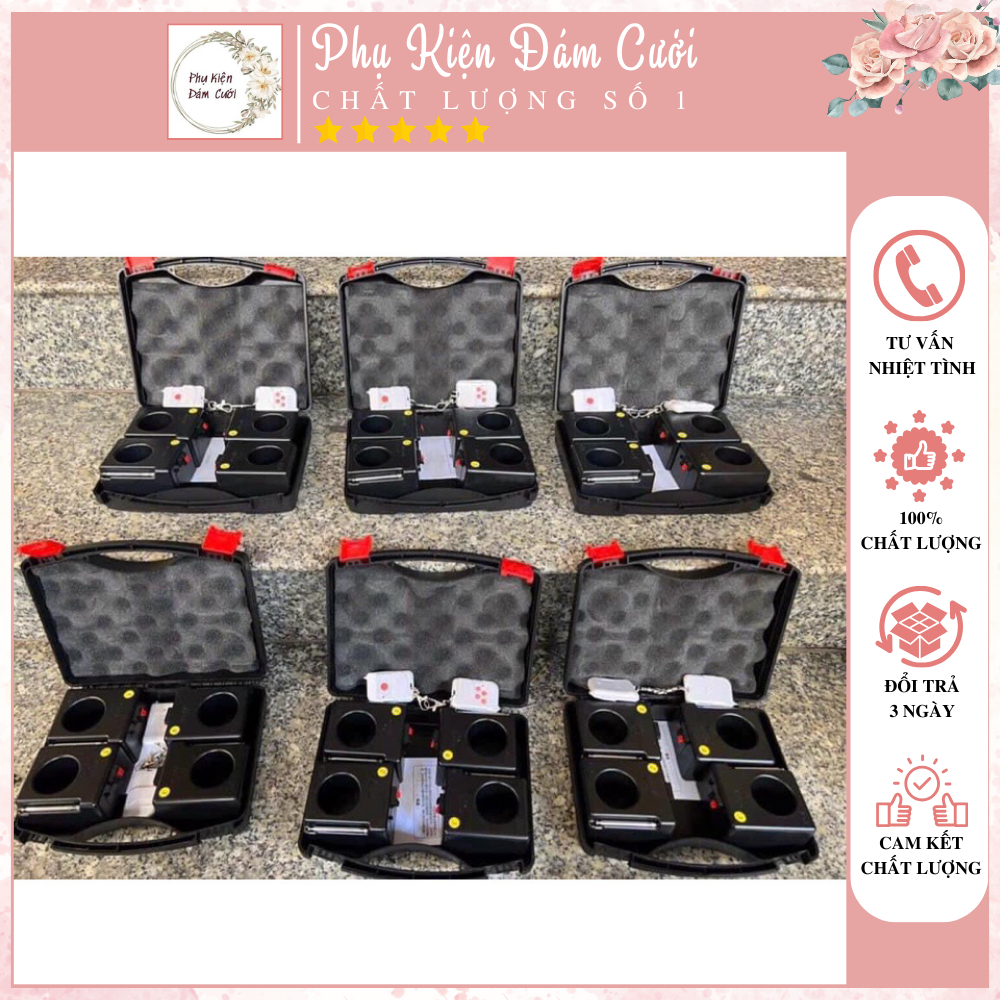 bộ kích pháo điện 8 đế dùng pin aa
