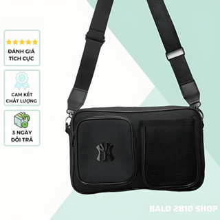 Túi Đeo Chéo MLB NY Crossbag Boxman Túi Hộp Logo Kim Loại Chất Liệu Polyester Túi MLB Cao Cấp Full Tag Code Balo 2810