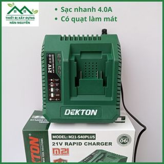 Sạc dekton m21-s40plus 4.0a,cục sạc nhanh có quạt làm mát