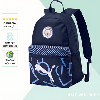 Balo Thể Thao P MANCHESTER CITY Backpack 2810 Shop Chất Liệu Polyester Cao Cấp - Balo Đi Chơi Đựng Được Laptop 16 Inch