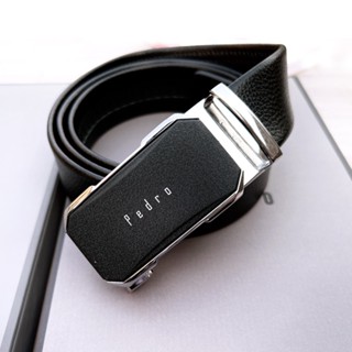 [Fullbox + Túi giấy] Thắt lưng nam Pedro da cao cấp, Dây nịt phong cách hàn quốc sang trọng, đẳng cấp, khóa tự động