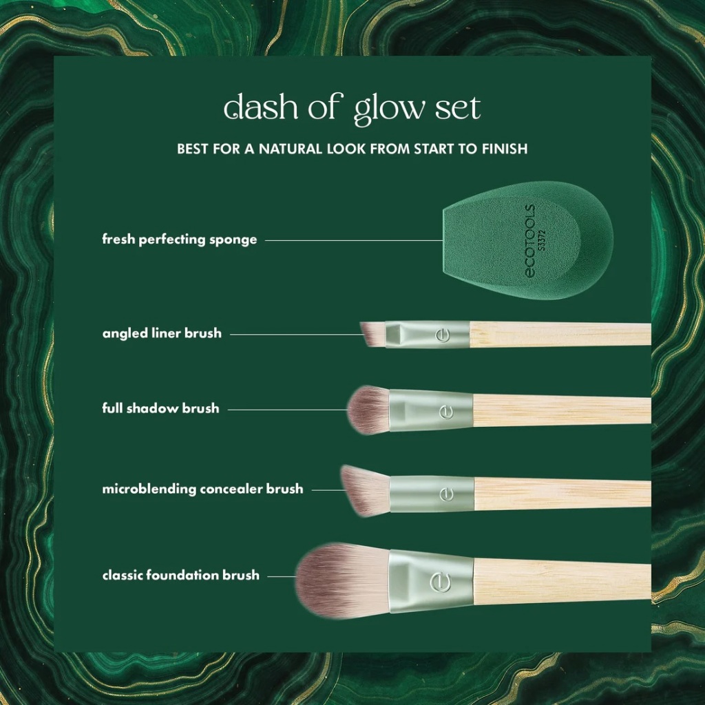 Bộ cọ trang điểm mềm mại EcoTools