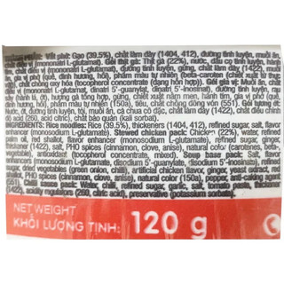 Thùng 12 tô phở thịt gà Vifon 120g