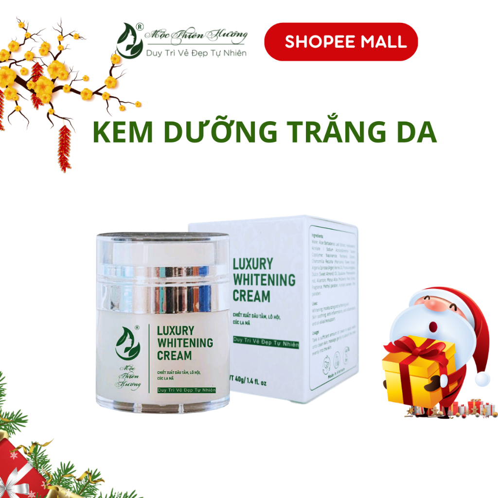 Kem Dưỡng Sáng Da, Dưỡng Ẩm, Mềm Mịn Da, Phục Hồi Da Luxury Whitening Cream 30gr | Mộc Thiên Hương