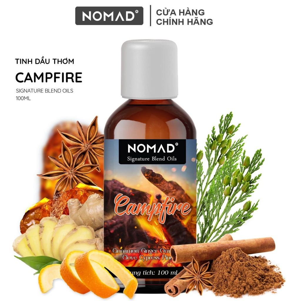 Tinh Dầu Thơm Nomad Signature Blend Oils Campfire