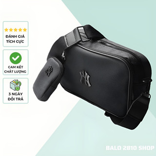 Túi Đeo Chéo MLB Men Black 2025 Waist Bag NY Chất Vải Polyester Cao Cấp Full Tag Code Balo 2810 Shop