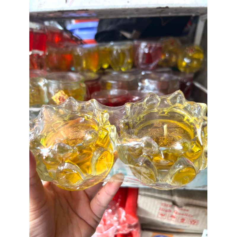 Đèn cầy ly hoa sen 1cặp