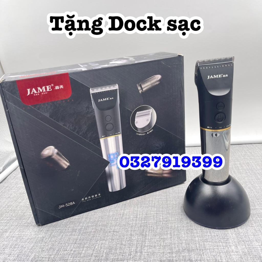 ✅freeship✅ Tông đơ cắt tóc chuyên nghiệp JAME 528