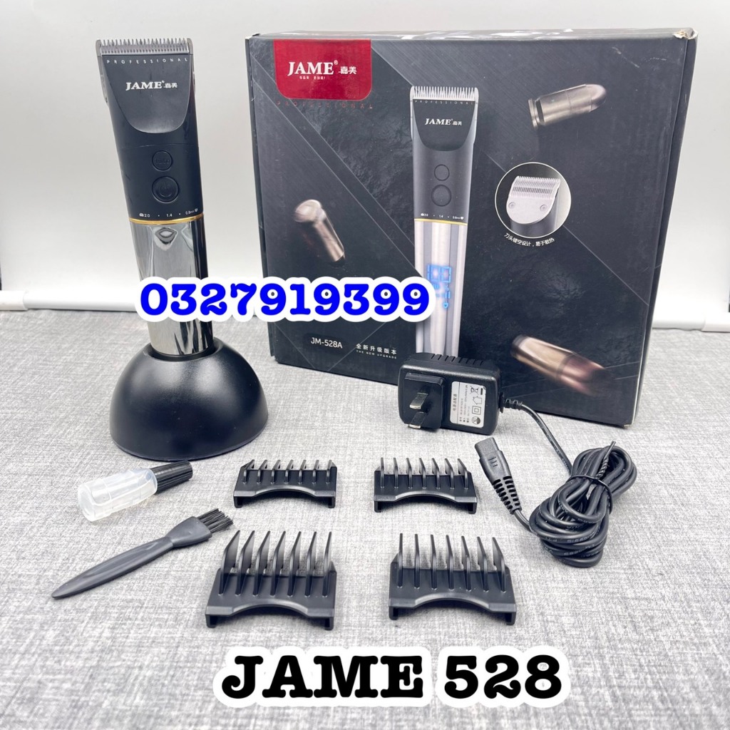 ✅freeship✅ Tông đơ cắt tóc chuyên nghiệp JAME 528