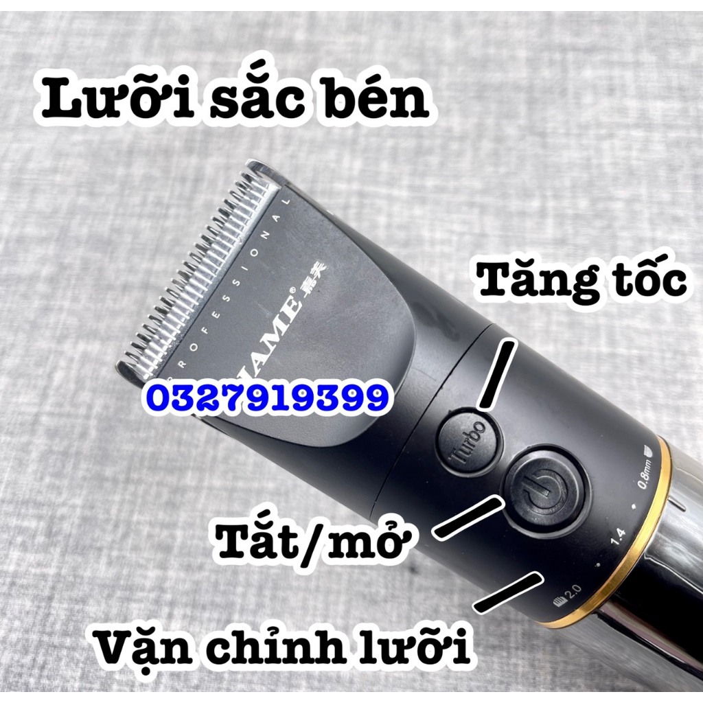 ✅freeship✅ Tông đơ cắt tóc chuyên nghiệp JAME 528