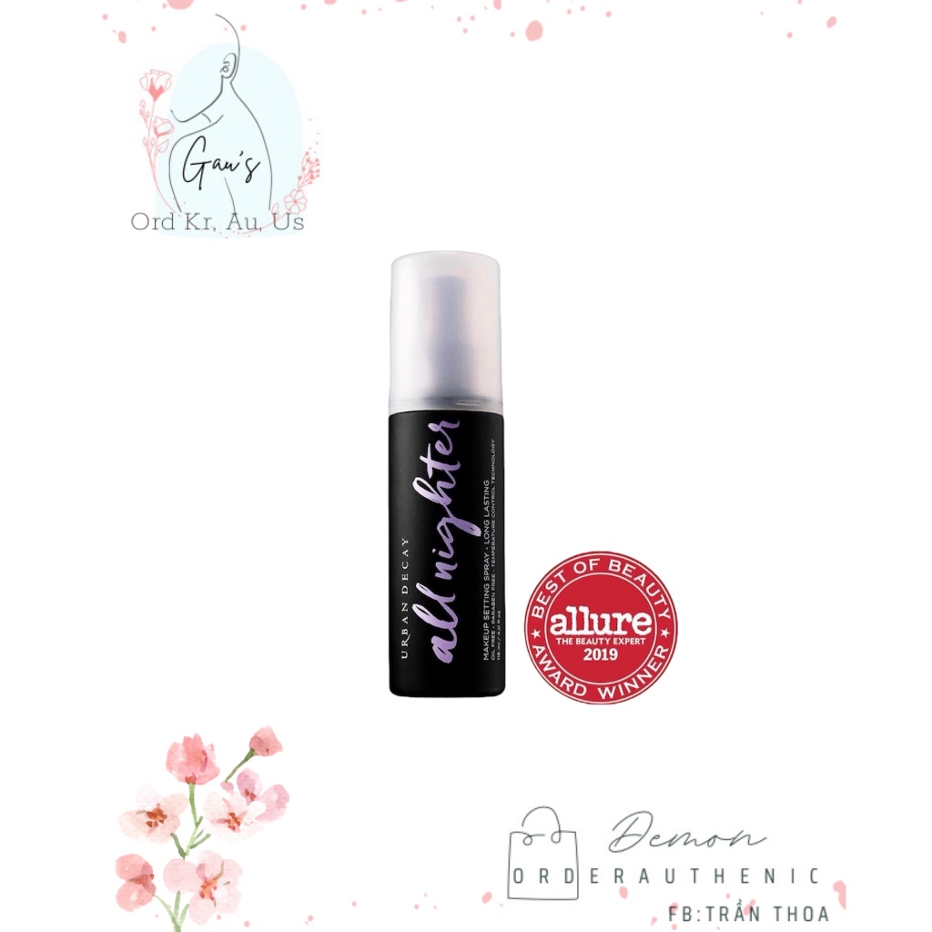 Xịt khoá lớp Makeup Urban 118ml (đủ bill Duty)