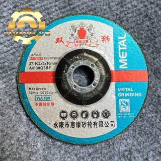 Đá mài vảy cá-đá mài inox hiệu lionking -kích thước 102x3x16mm