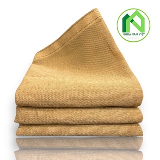 lưới che nắng loại dày cắt nắng 80% - kích thước tuỳ trọn - Màu vàng cát - che nắng , bụi , cây trồng - Độ bền 10 năm