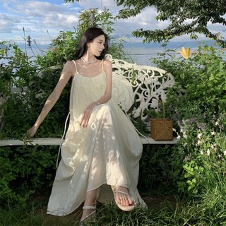 [HÀNG QC] Đầm maxi hở lưng chanh sả